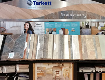 Hardsurface options in the Salibas showroom